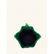 Round Bucket Bag With Drawstring