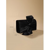 Black Red Clutch Evening Bag