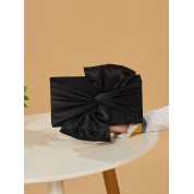 Black Red Clutch Evening Bag