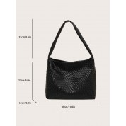 Black Satchel Crossbody Shoulder Bag