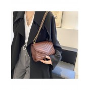 Big Brown Leather Crossbody Bag