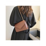 Big Brown Leather Crossbody Bag