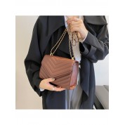 Big Brown Leather Crossbody Bag