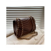 Big Brown Leather Crossbody Bag