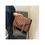 Big Brown Leather Crossbody Bag