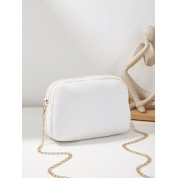 Double Chain Link Crossbody Bag