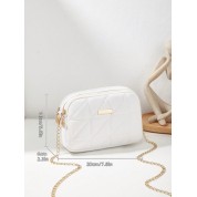 Double Chain Link Crossbody Bag