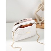 Double Chain Link Crossbody Bag