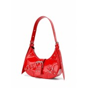 The Leather Mini Tote Bag Red