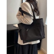 Tote Bag With Zipper Pocket