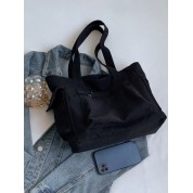 Tote Bag With Zipper Pocket