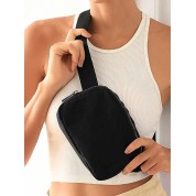 Travel Small Black Crossbody Bag