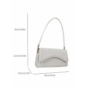 White And Silver Shoulder Bag