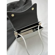 White And Silver Shoulder Bag