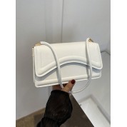 White And Silver Shoulder Bag