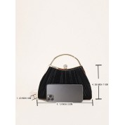 Small Black Evening Clutch Bag