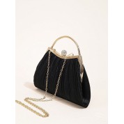 Small Black Evening Clutch Bag