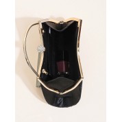 Small Black Evening Clutch Bag