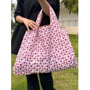 Shopper Bag With Pockets Pattern