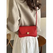 Vintage Leather Drawstring Shoulder Bag