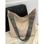 Large Leather Tote Bag Shoulder Strap