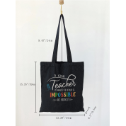 Black Shopper And Tote Bags