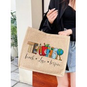 Canvas Tote Bag For College