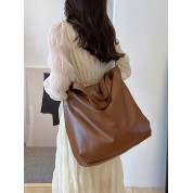 Large Soft Leather Crossbody Bag