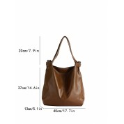 Large Soft Leather Crossbody Bag