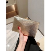 Clutch Bag With Gold Chain