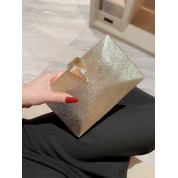 Clutch Bag With Gold Chain