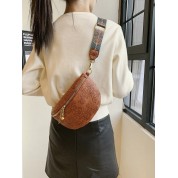 Soft Brown Leather Cross Body Bag