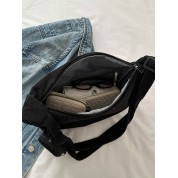 Black New Heart Crossbody Bag