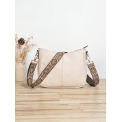 Designer Crossbody Bag With Wide Strap