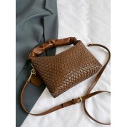 Brown Crossbody Fold Over Bag