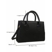 Black Top Handle Bag Small