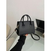 Black Top Handle Bag Small