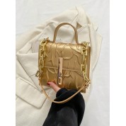 Large Flap Bag With Top Handle