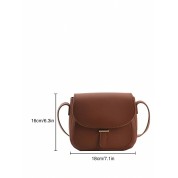 Flap Shoulder Bag With Strap