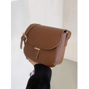 Flap Shoulder Bag With Strap