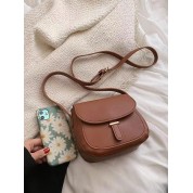 Flap Shoulder Bag With Strap