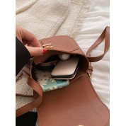 Flap Shoulder Bag With Strap