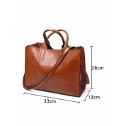 Brown Long Strap Shoulder Bags