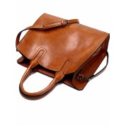 Brown Long Strap Shoulder Bags