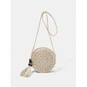 Hand Woven Straw Beach Bag