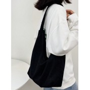 Classic Black Hobo Shoulder Bag