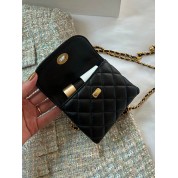 Black Mini Satchel Crossbody Bag