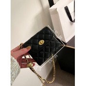 Black Mini Satchel Crossbody Bag