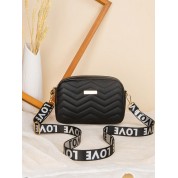 Black Chain Strap Shoulder Bag