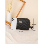 Black Chain Strap Shoulder Bag